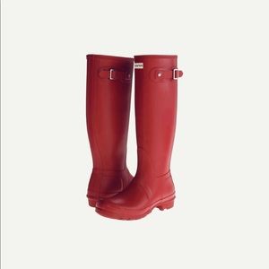 **SOLD**Military Red Hunter Rain Boots, Brand New